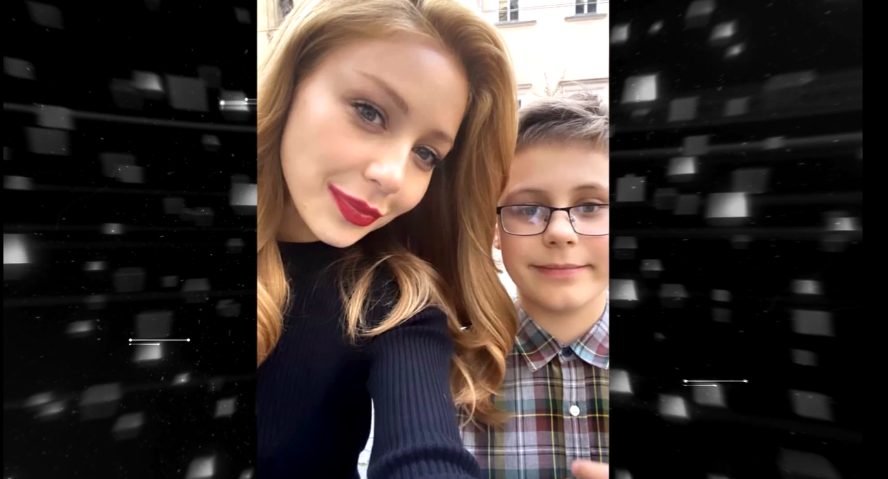 Тина Кароль с сыном Вениамином