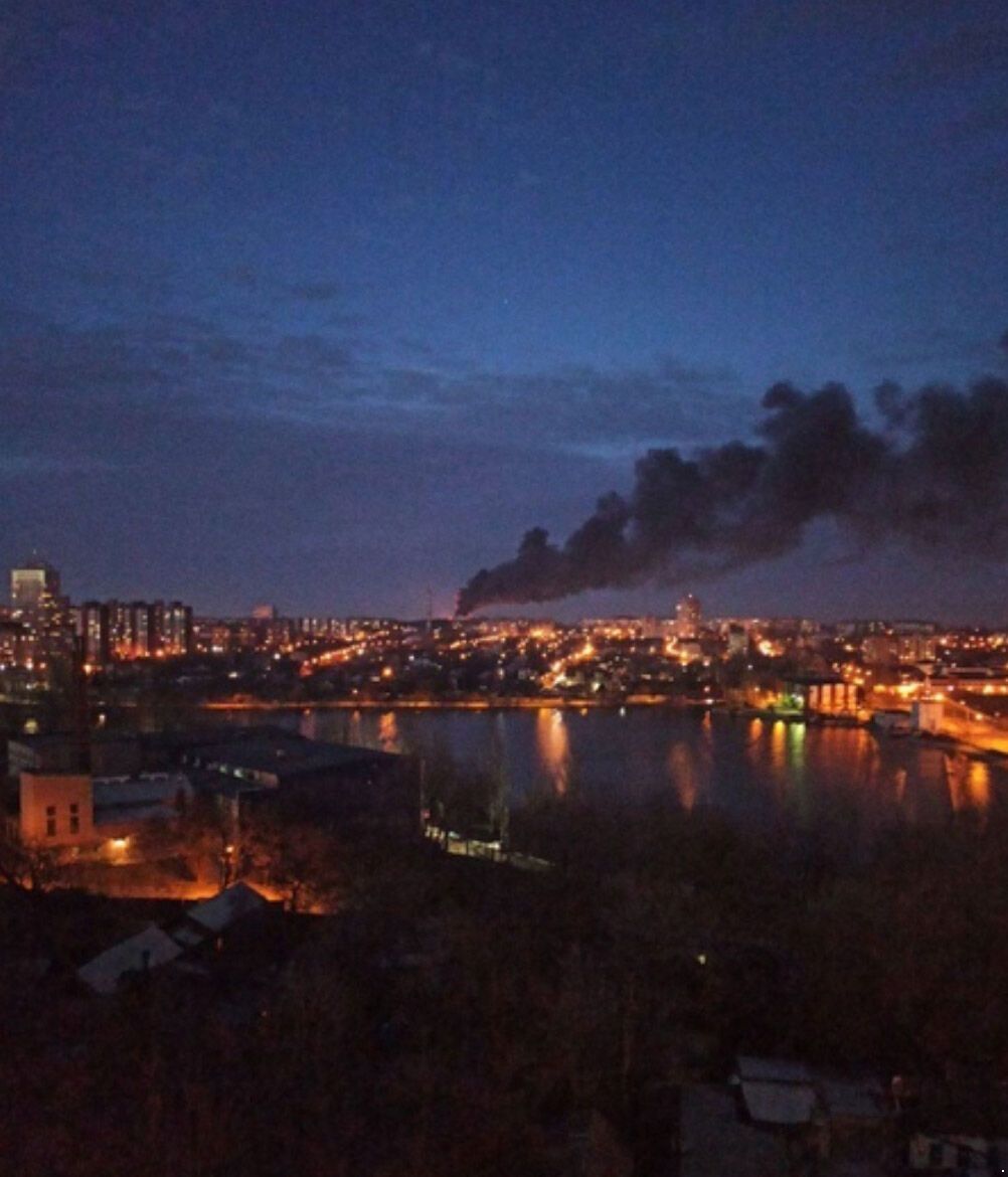 В Донецке загорелся мясокомбинат