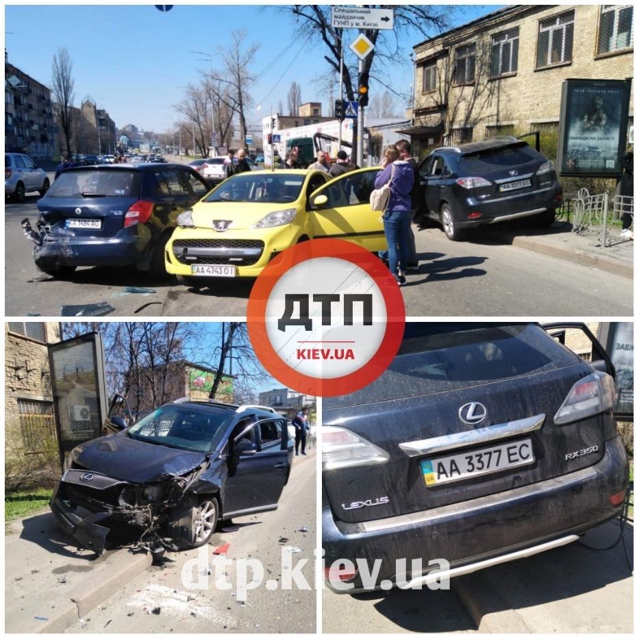 У Києві за день трапилося декілька великих ДТП: серед причин – п'яне водіння. Фото