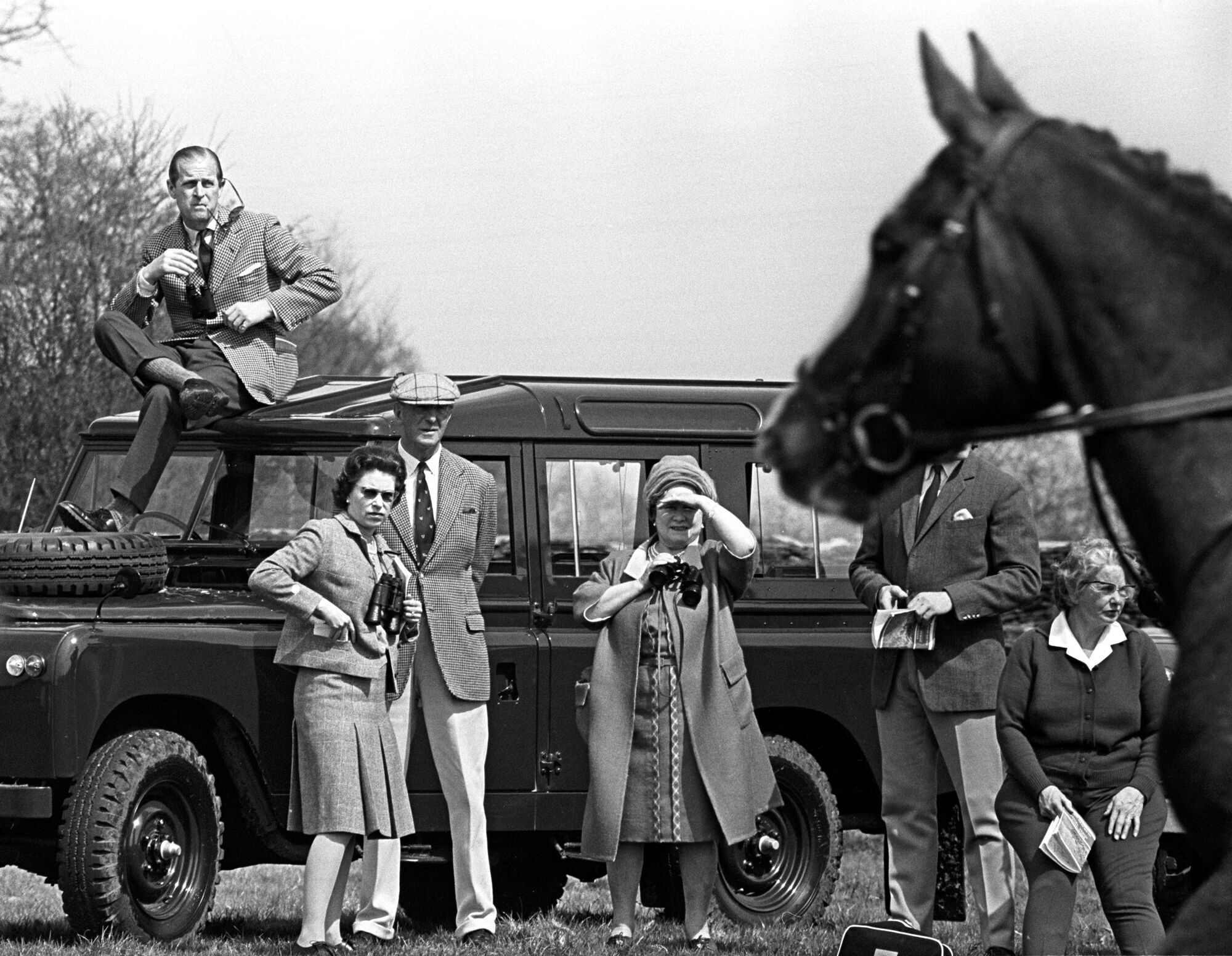 Land Rover, на котором королевская семья ездила на отдых