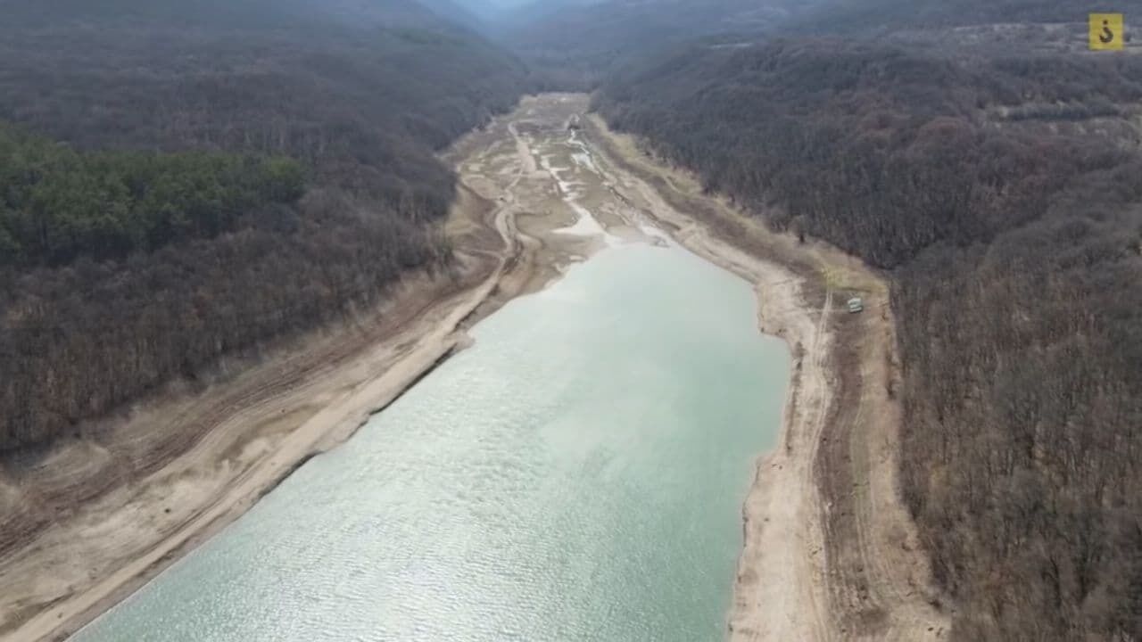 Через дефіцит води у Баланівському водосховищі лишилося менше 1 млн куб. м води