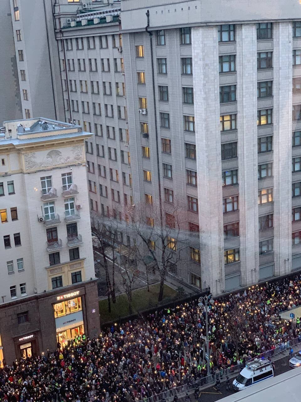 Протест в Москве