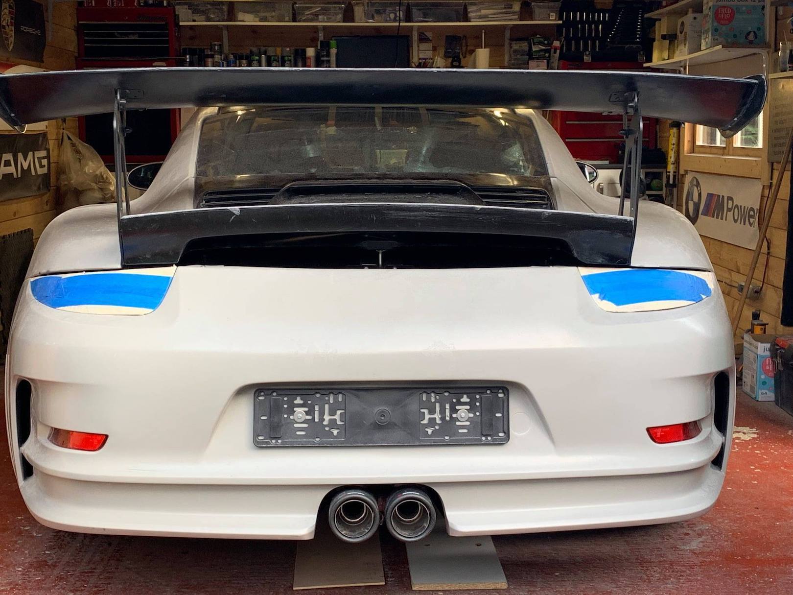 Процесс преобразования Boxster на 911 GT3 RS