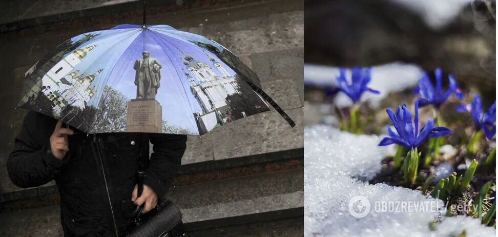 В ближайшие выходные в Украине обещают дожди, а на Пасху в некоторых регионах даже снег