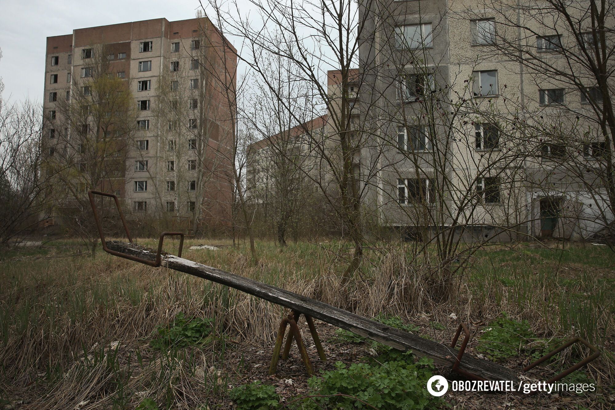 Припять, многоквартирные дома, 2016 год