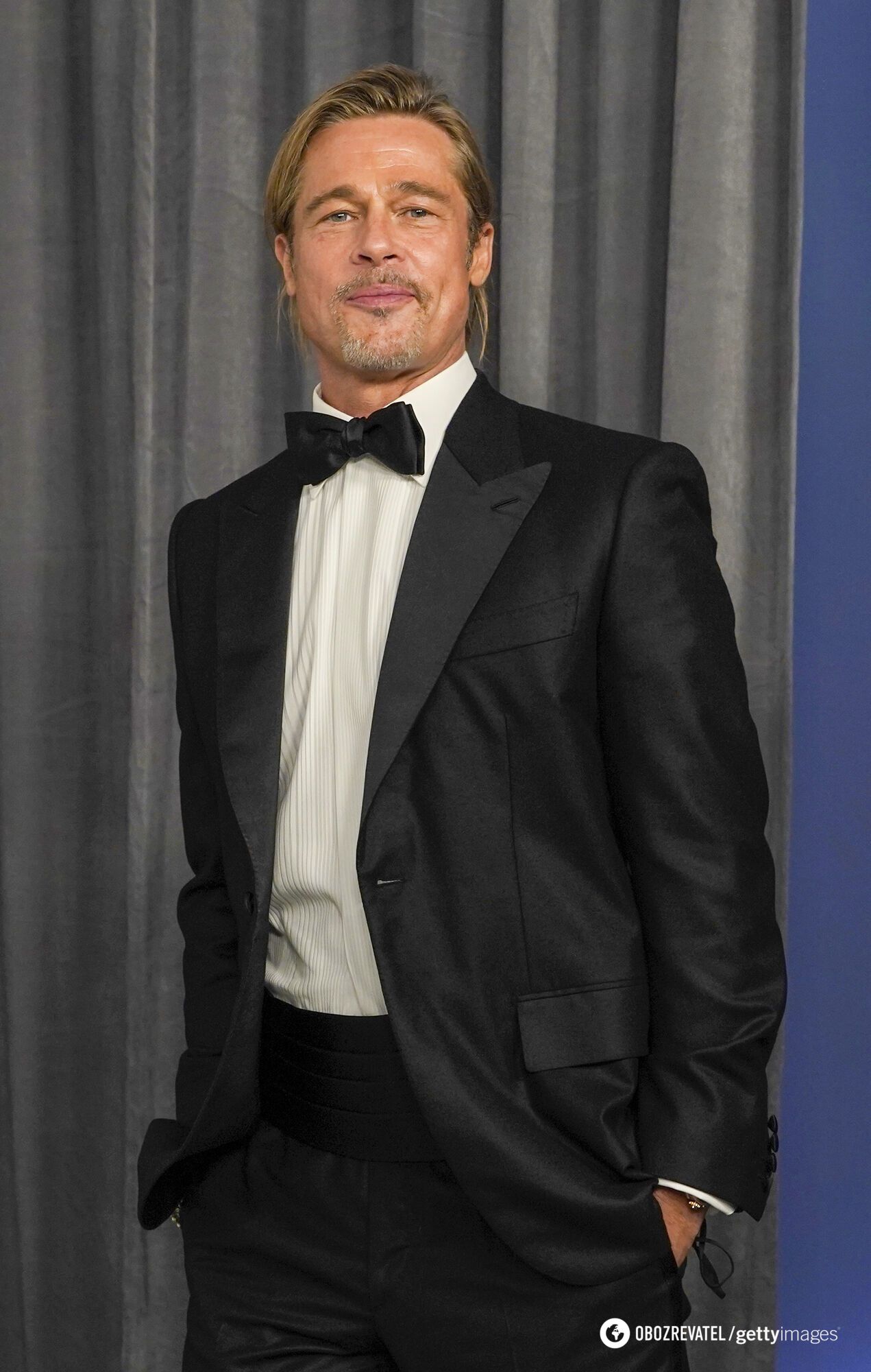 Известный актер Брэд Питт на премии "Оскар-2021"