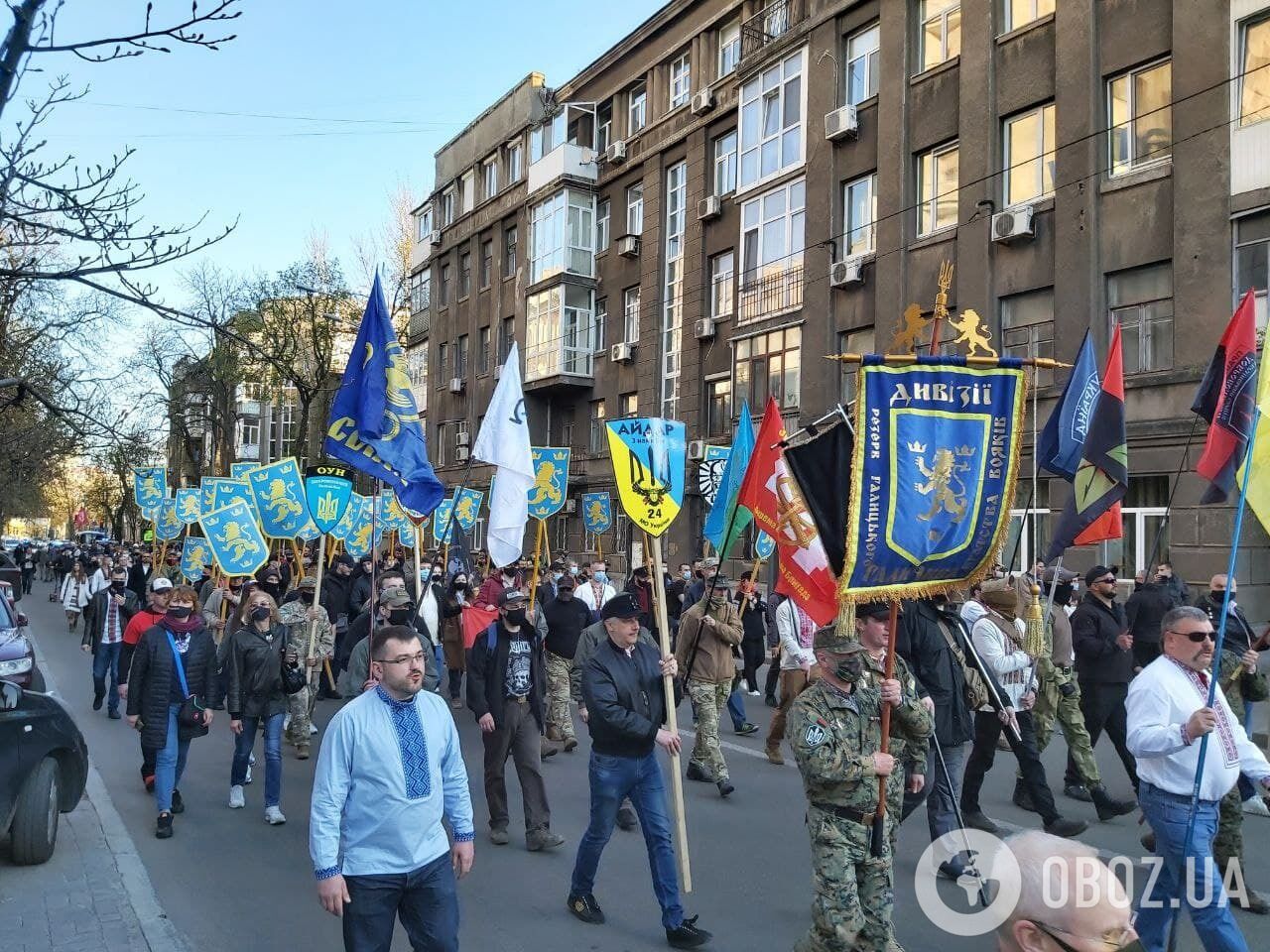 Марш на честь дня створення дивізії "Галичина".