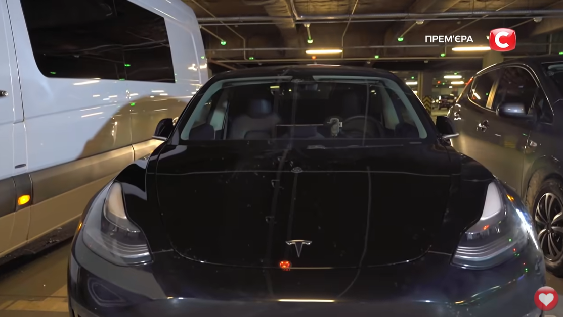 Как выглядит Tesla Model 3 Ирины Билык