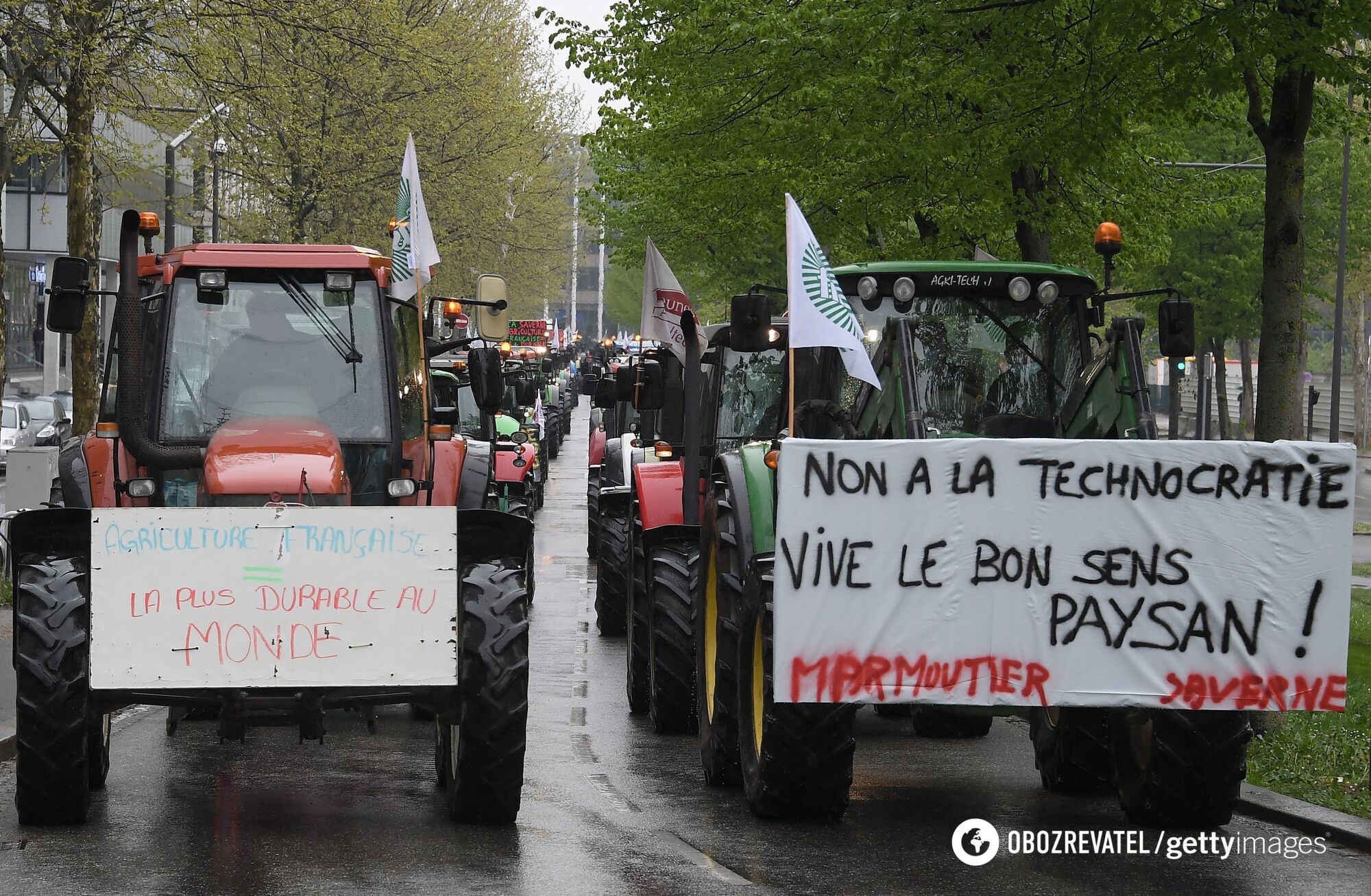 Протест фермерів у Страсбурзі.