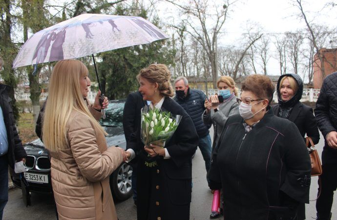 Юлия Тимошенко побывала в больницах Днепропетровской области
