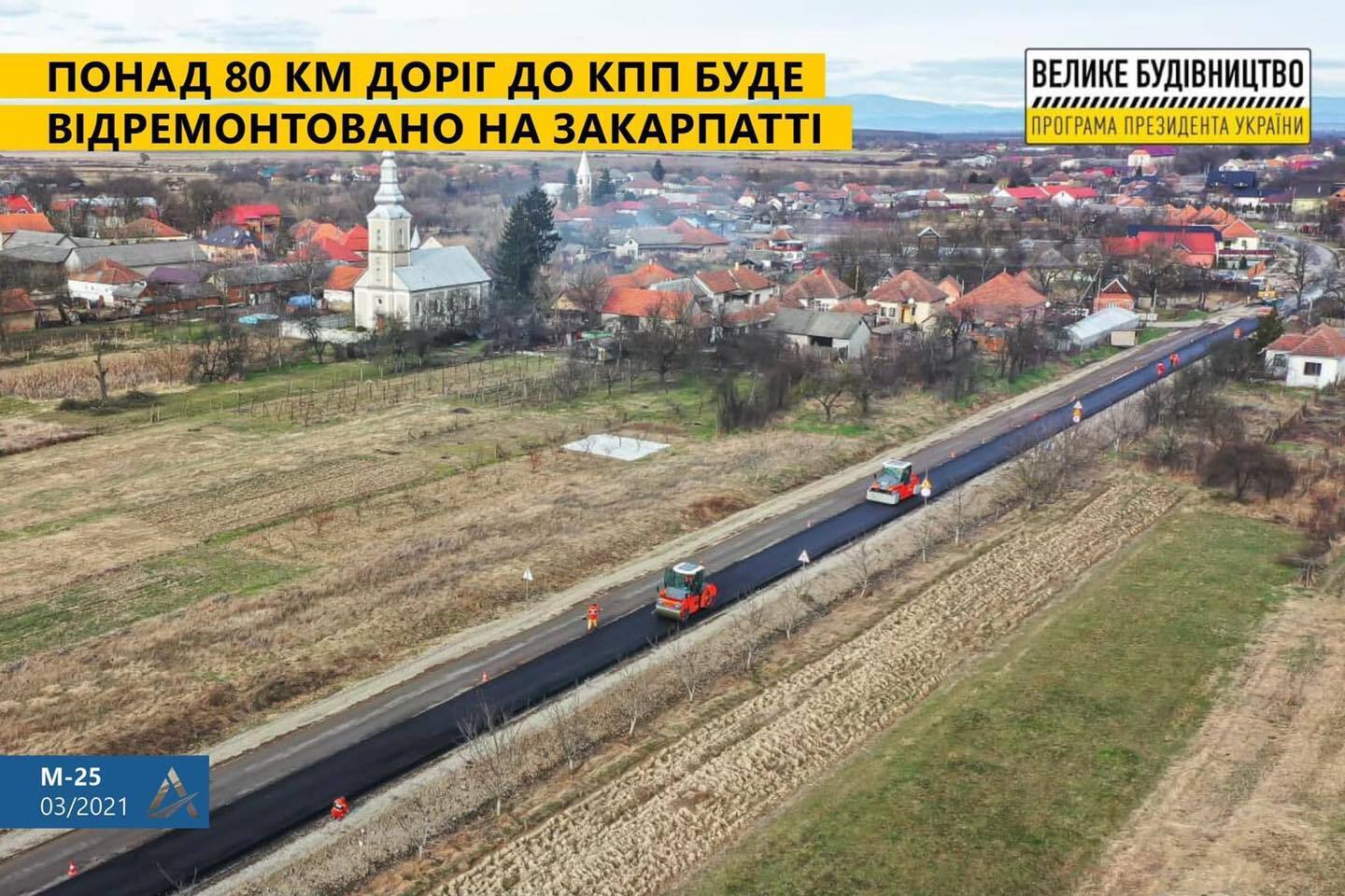 "Велике будівництво" доріг до кордонів: Укравтодор оприлюднив план на рік