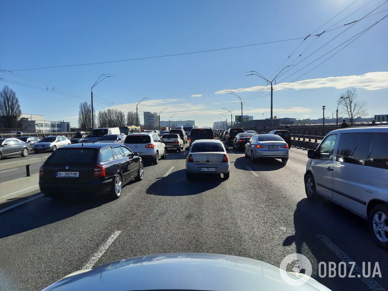 Пробки в Святошинском районе