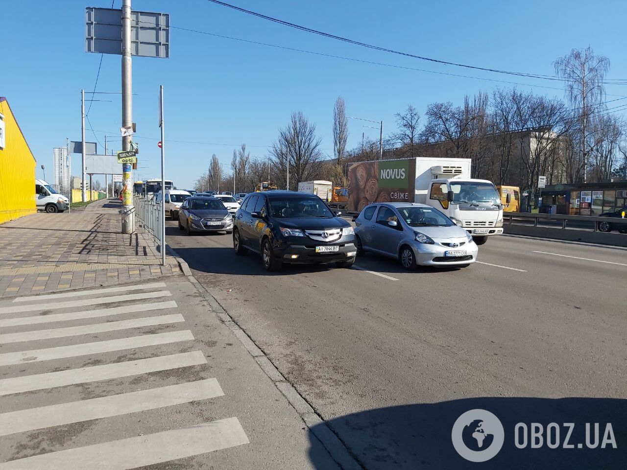 Пробки в районе Академгородка