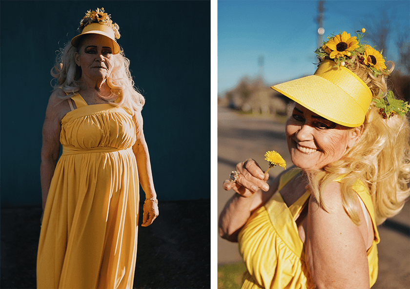 Украинский фотограф выпустила проект об экстравагантной женщине Вере