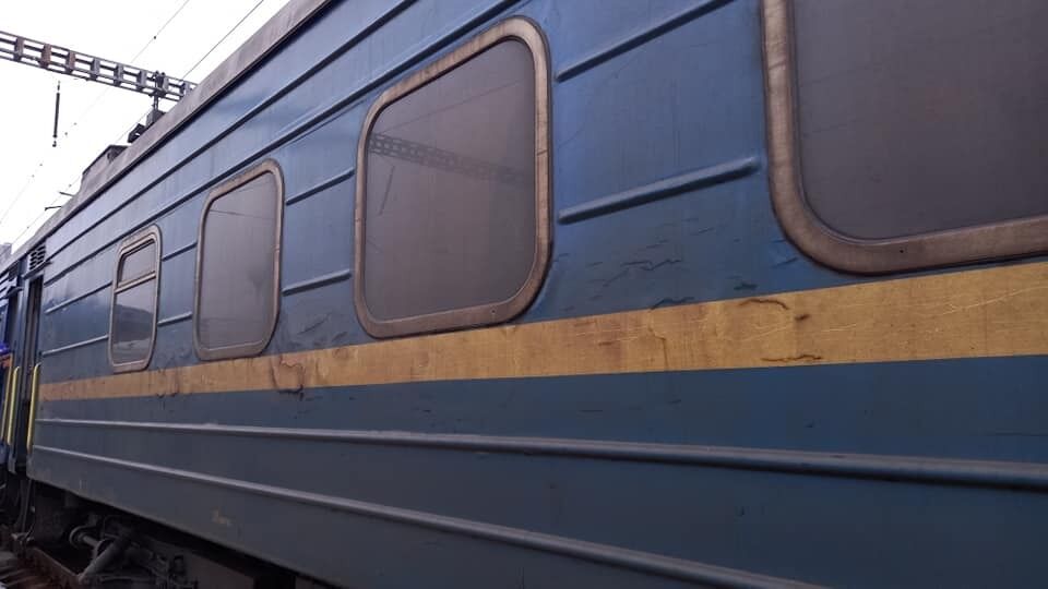 Грязный вагон поезда УЗ Киев – Измаил