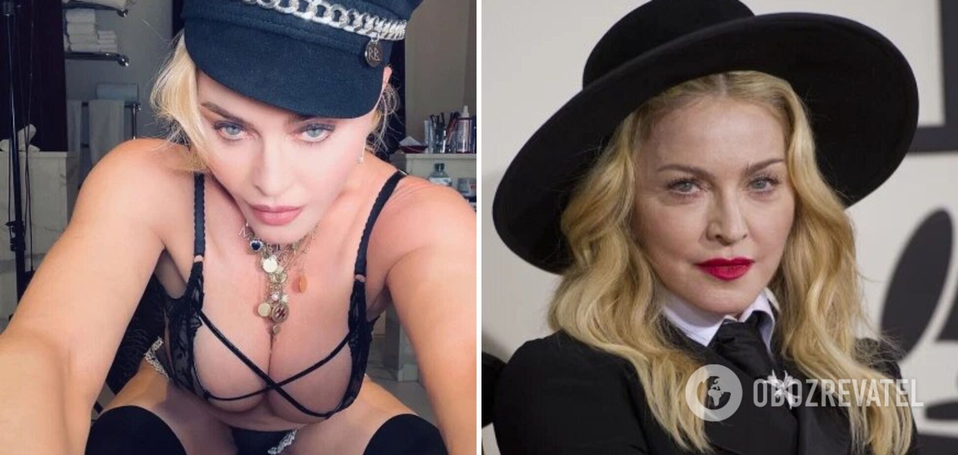 В соцсетях Мадонна иногда предстает в очень откровенных образах