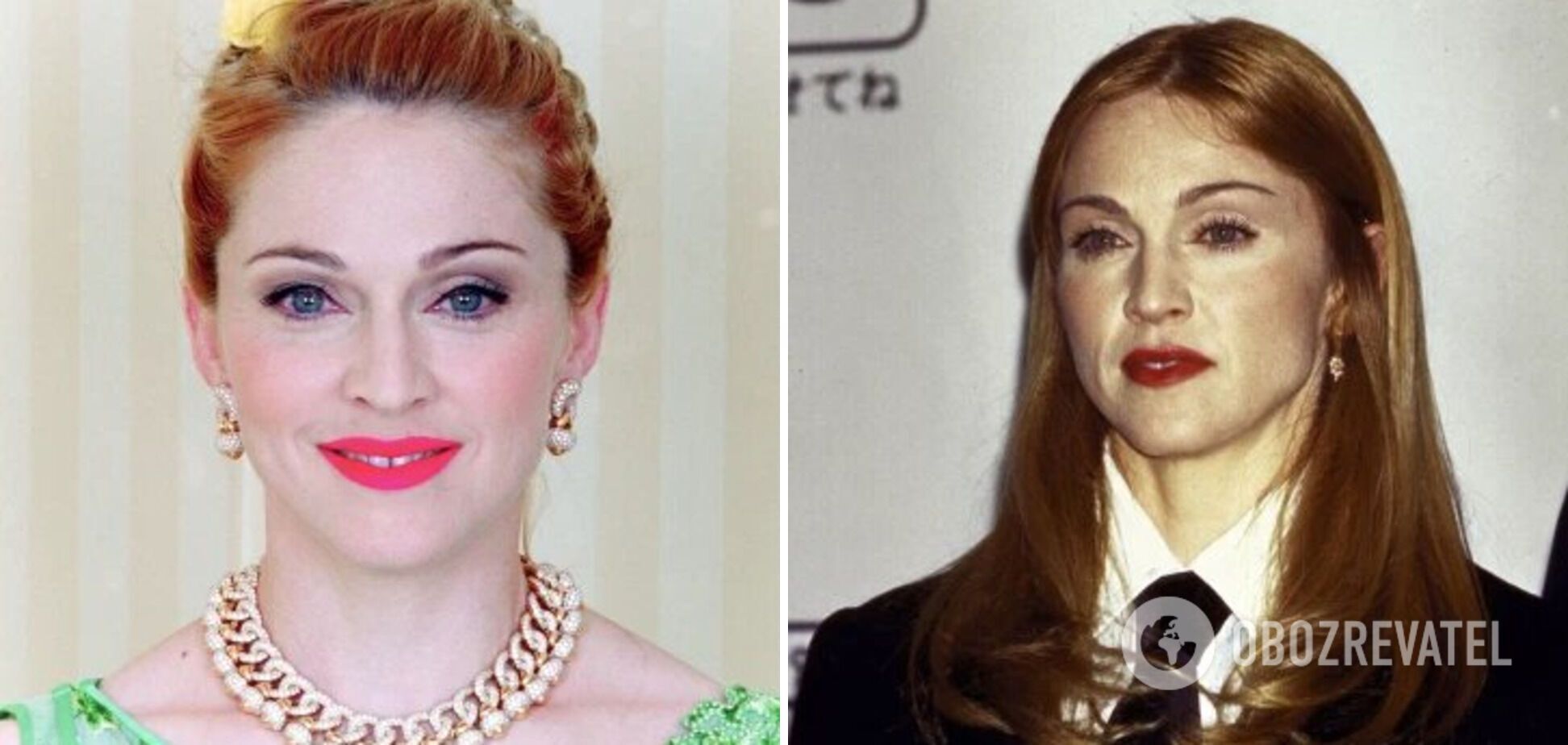 Мадонна несколько лет была с рыжим цветом волос