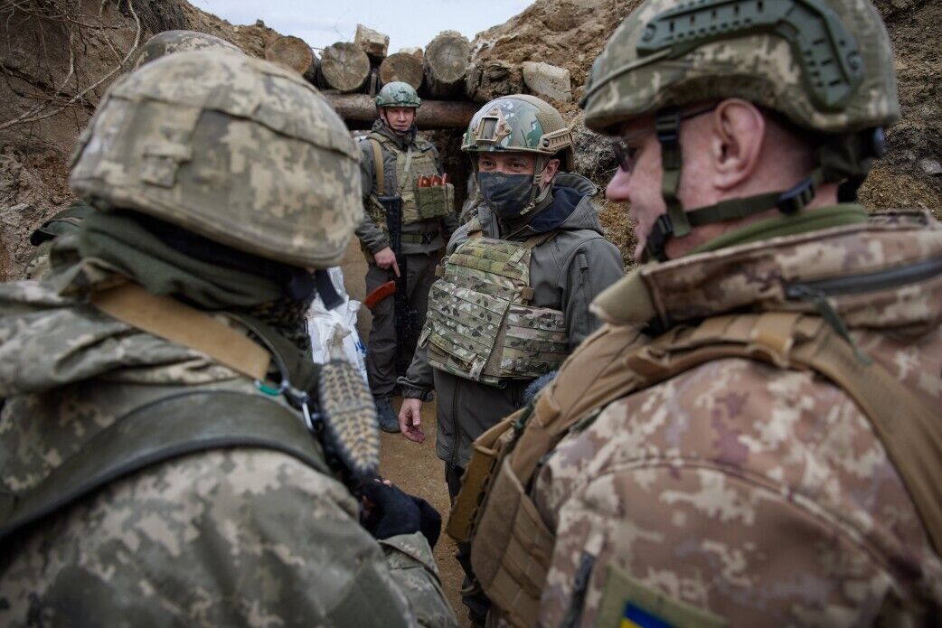 Президент Володимир Зеленський із робочою поїздкою на Донбасі, 8 квітня 2021 року