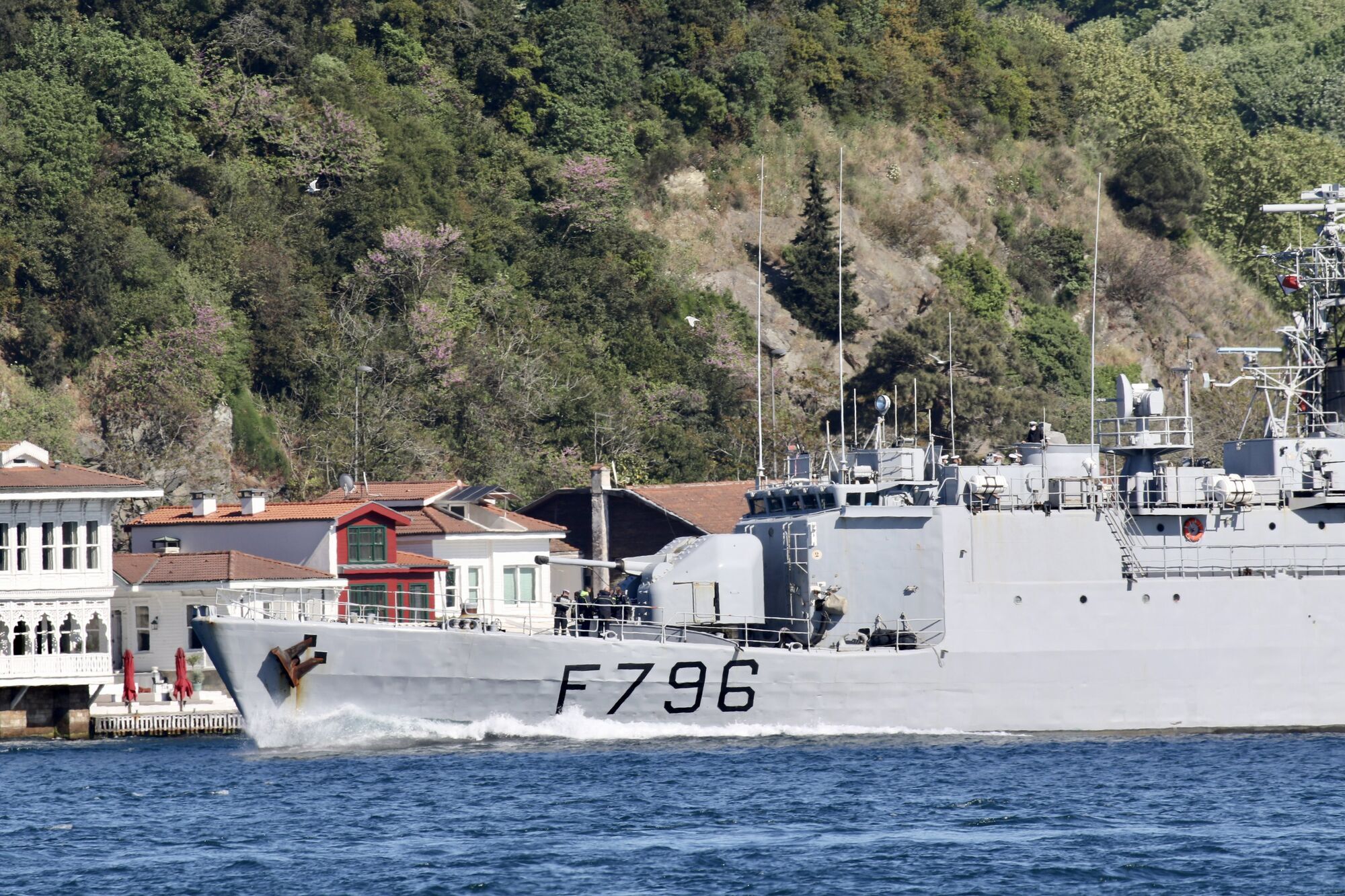 Корвет ВМС Франції "Командир Біро" вдруге зайшов у Чорне море