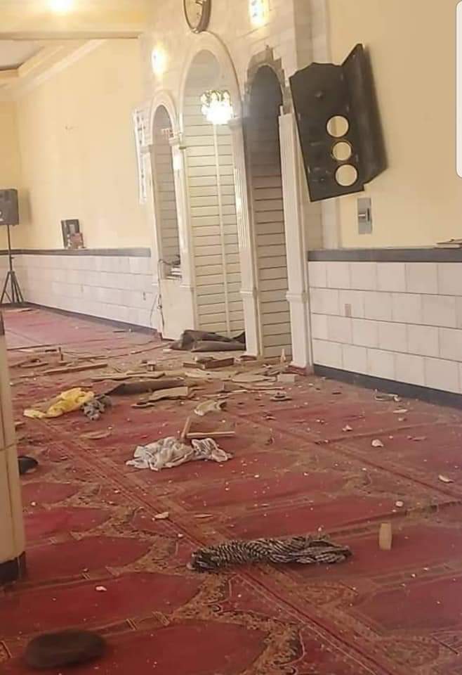 Взрыв произошел во время пятничной молитвы