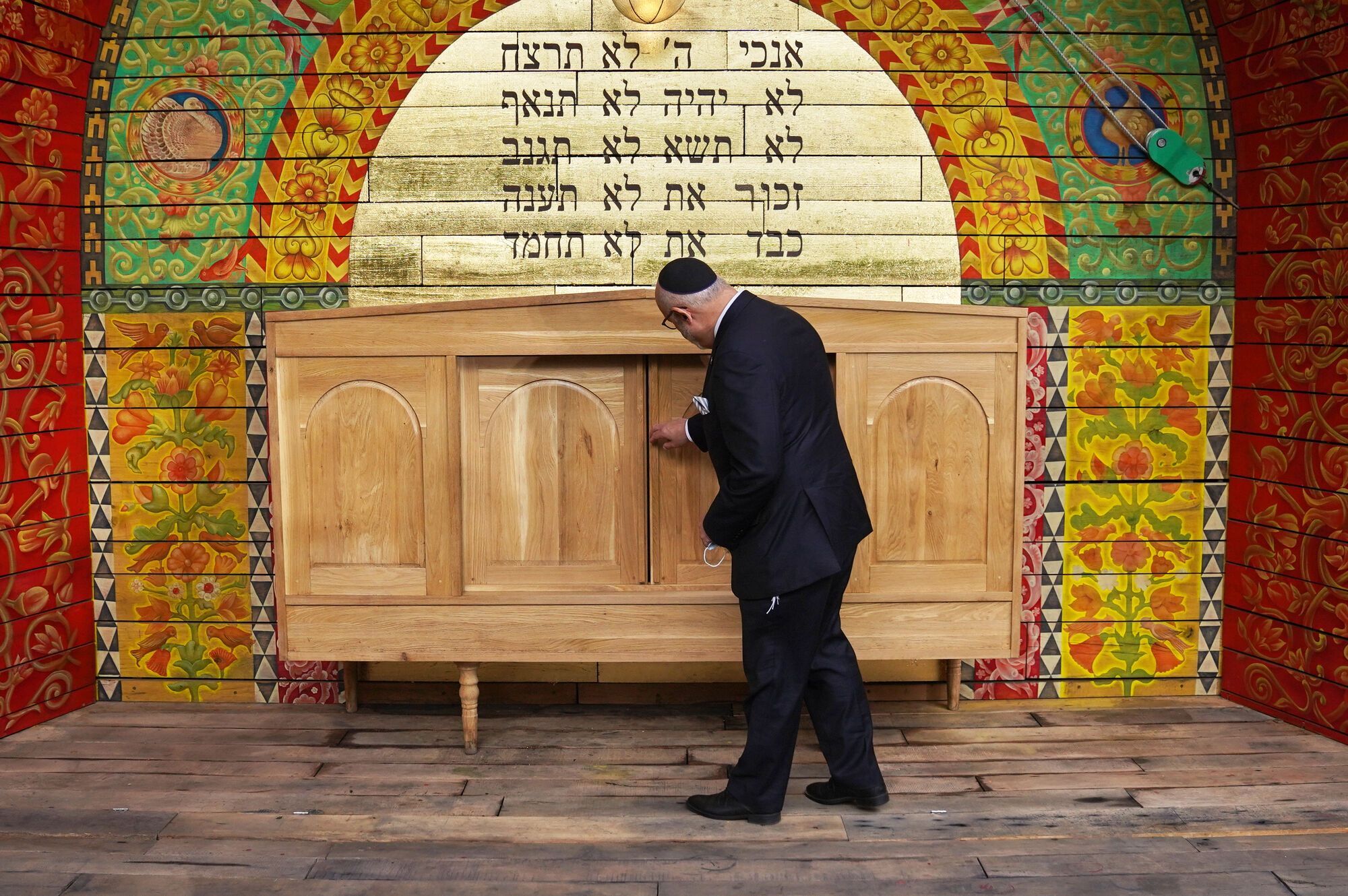 У День пам'яті українців, які рятували євреїв, у Бабиному Яру відкрили синагогу. Фото