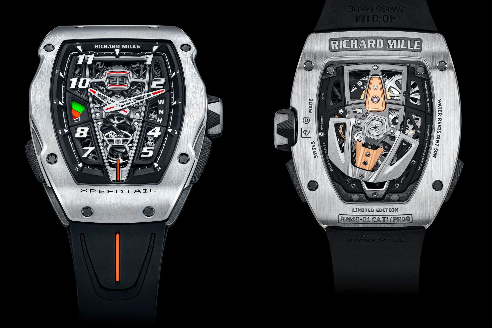 Часы RM 40-01 Automatic Tourbillon McLaren Speedtail обойдутся владельцу в миллион долларов