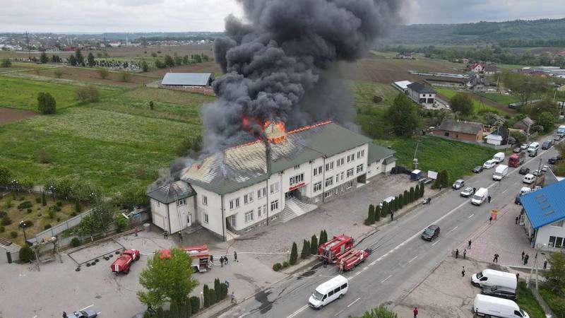 Пожежа під Чернівцями