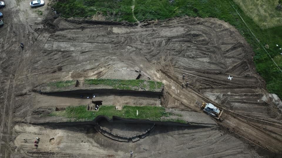 Археологи відшукали майже восьмиметровий курган бронзового століття під Дніпром