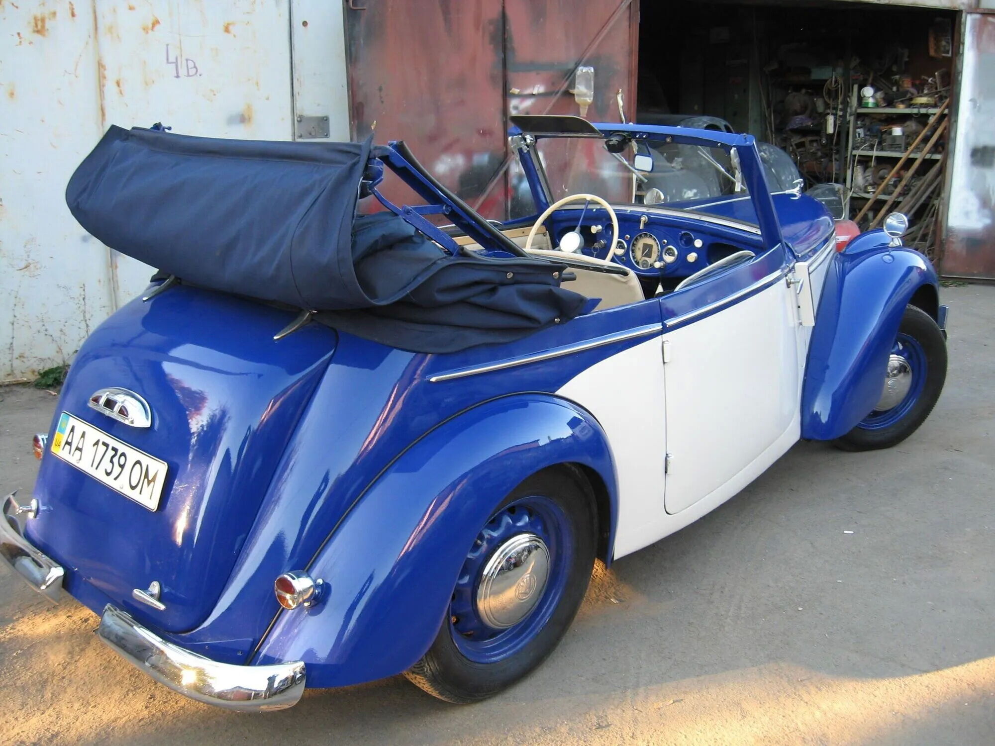 1939 Skoda Popular відреставрували у Києві.