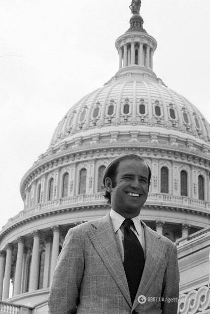 Джо Байден в 1974 году, когда он работал в Сенате США