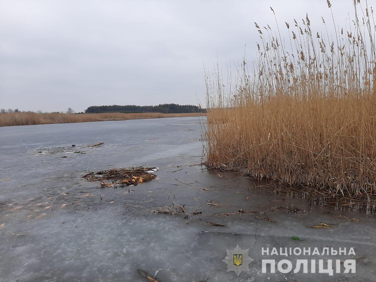 Місце, де потонув школяр.