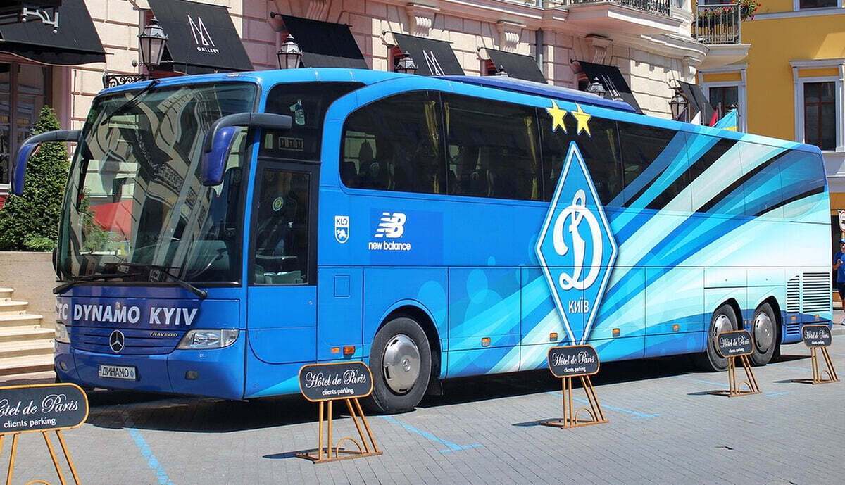 Прошлый клубный автобус киевлян