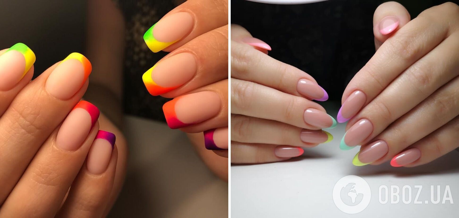 Каждый кончик пальца можно покрасить разными цветами