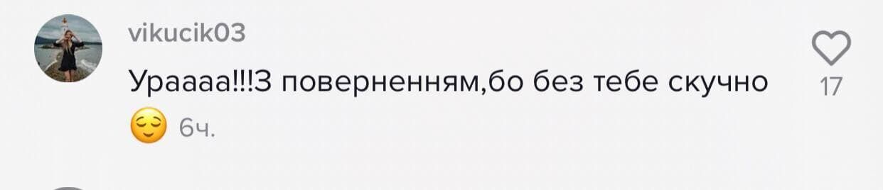 Багато фанатів у захваті від того, що дівчина знову зможе знімати веселі ролики