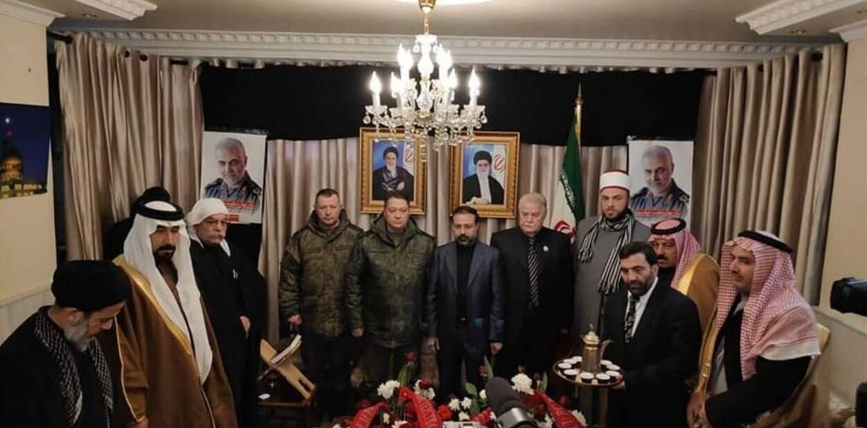 Генерал-лейтенант Александр Чайко принял участие в траурной церемонии по Касему Сулеймани в посольстве Ирана в Дамаске.