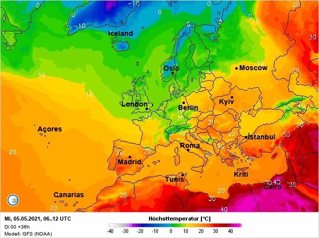 5 мая Украина будет одной из самых теплых в Европе