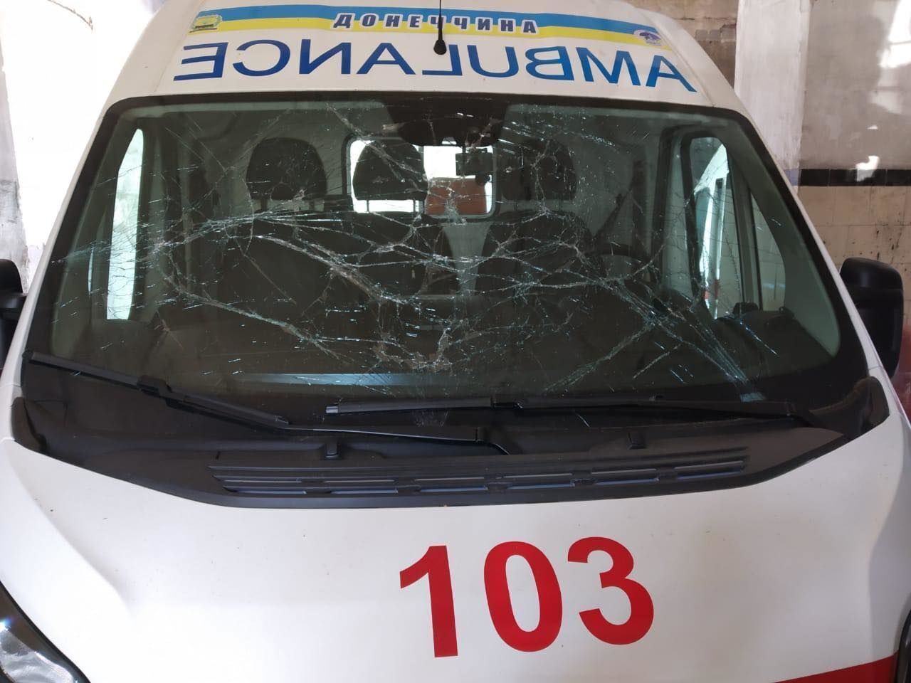 В COVID-больнице, которую обстреляла "ДНР", умер пациент. Фото