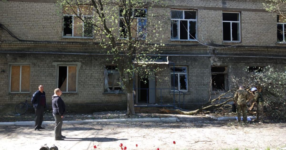 У COVID-лікарні, яку обстріляла "ДНР", помер пацієнт. Фото