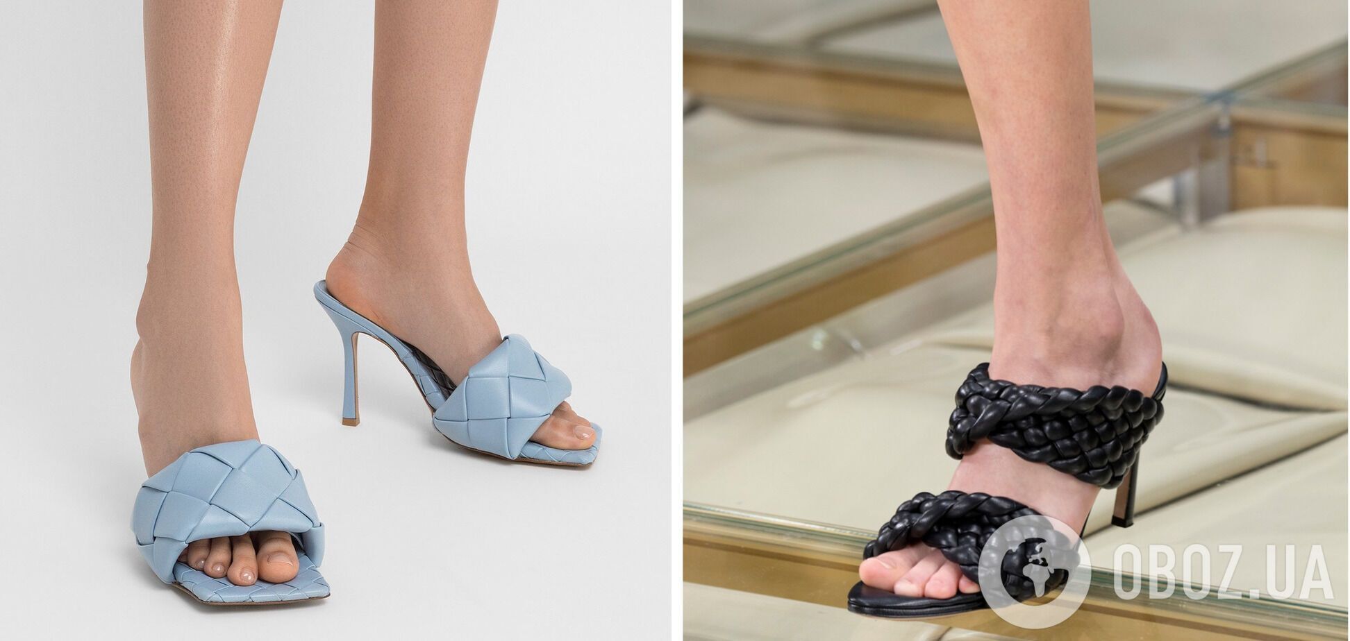 Дутые босоножки стали must have лета 2021. Фото