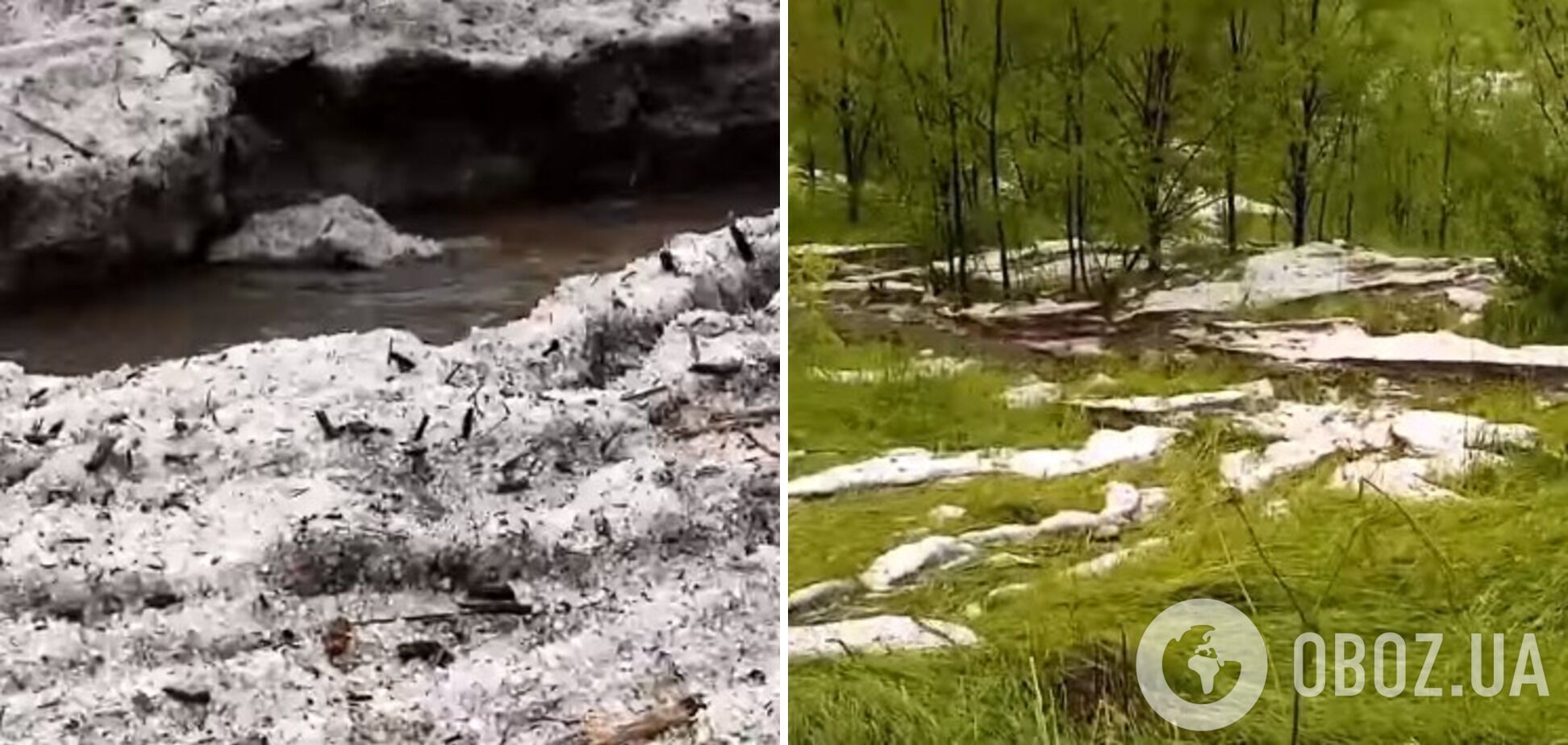 Кучугури граду в селі Великі Трояни