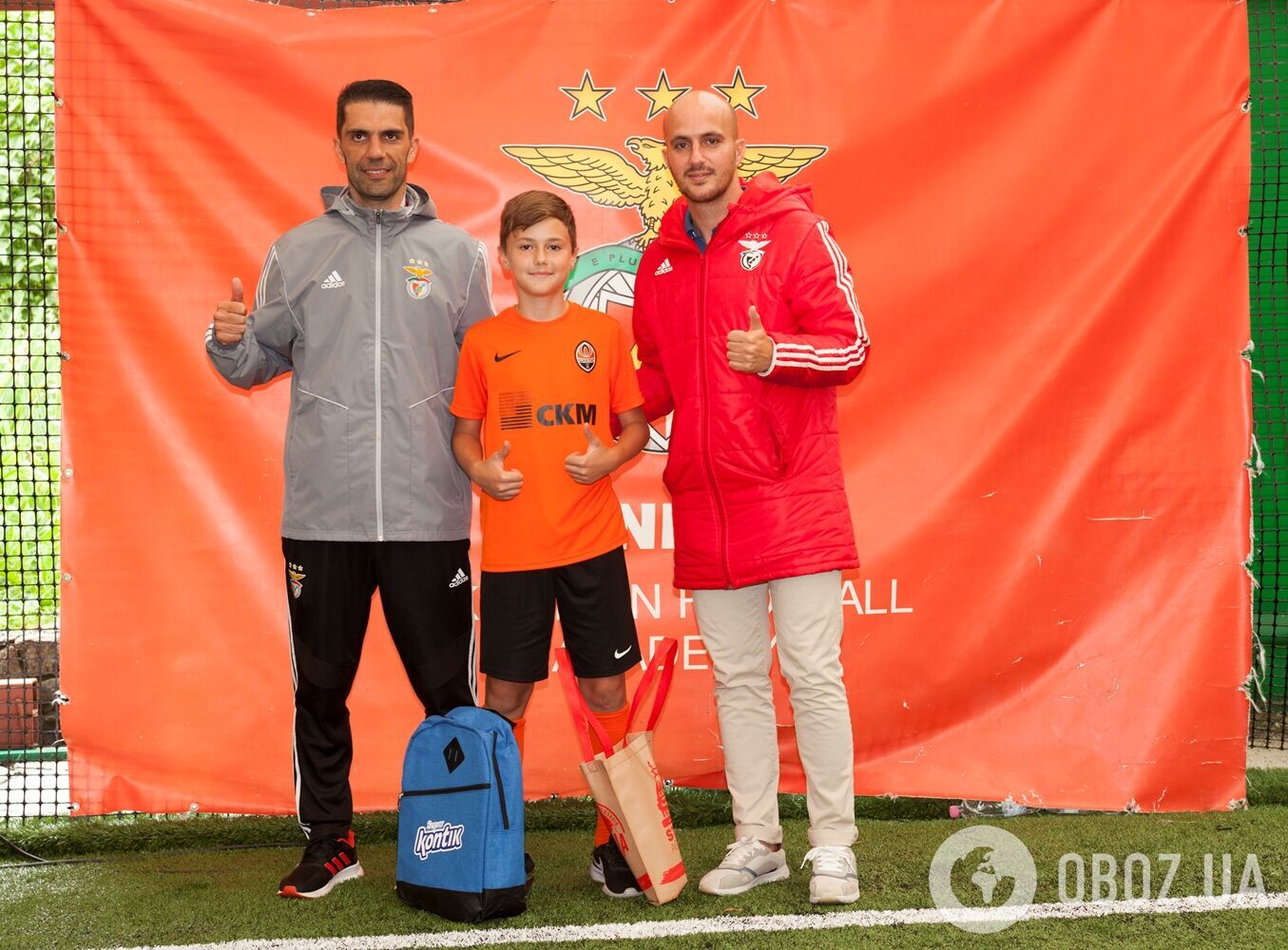 Бруно Алешандре (праворуч) на Benfica Summer Cup 2021.