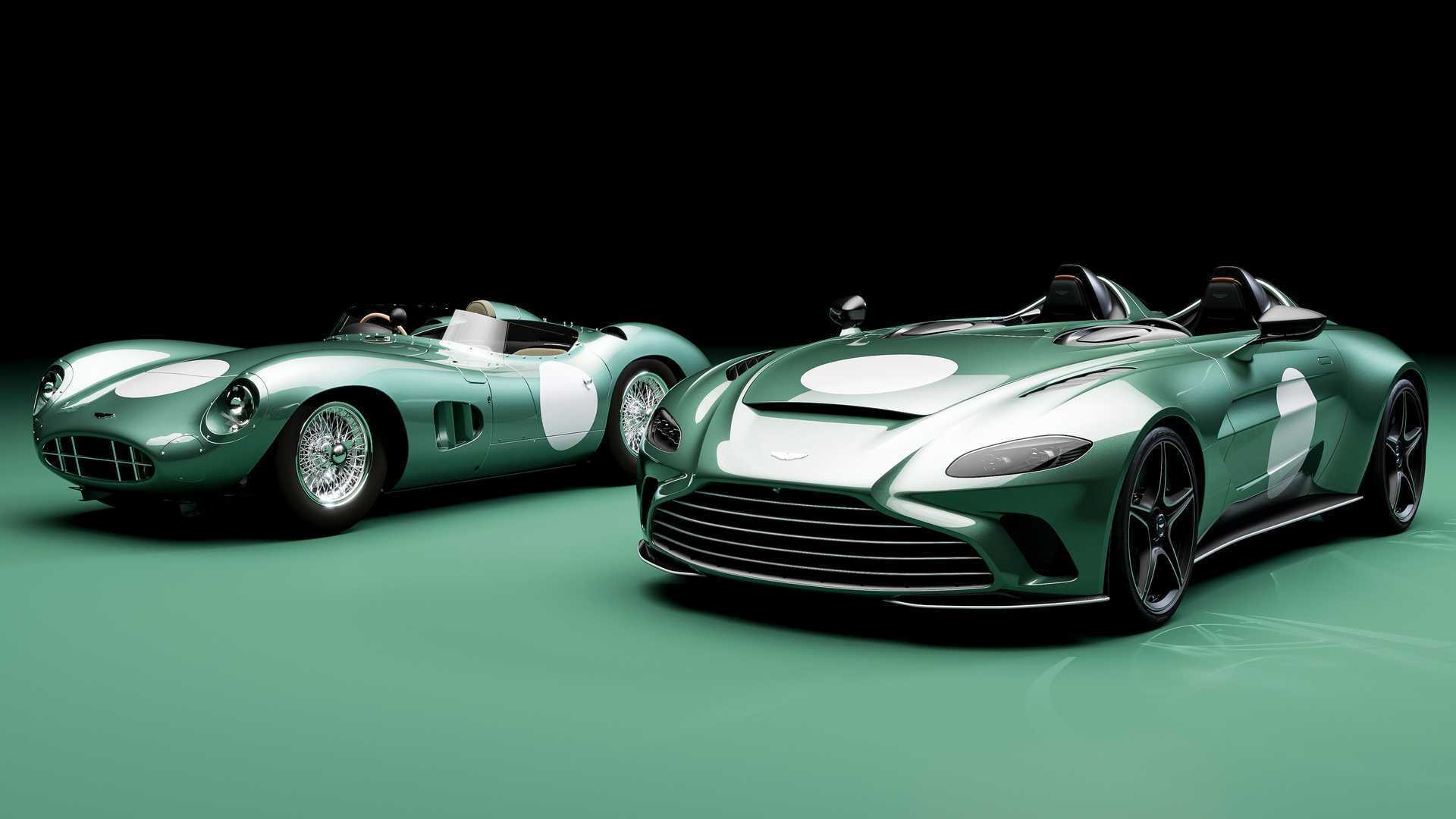 Aston Martin V12 Speedster DBR1 Spec без лобового стекла