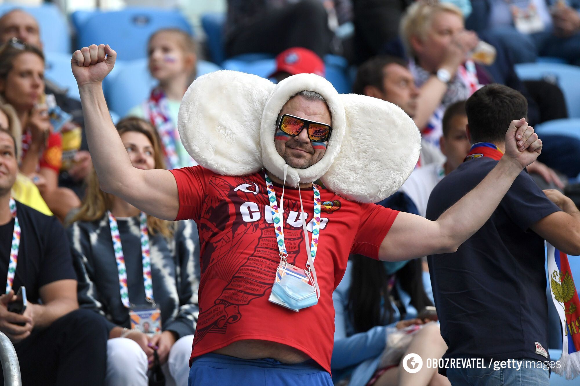 Вболівальники Росії чекають яскравої гри від своєї збірної.