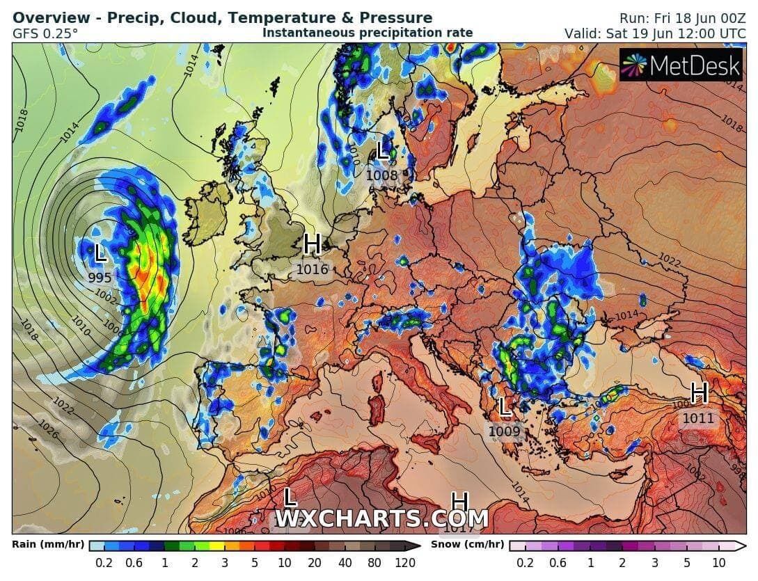 Карта погоды в Украине на выходные