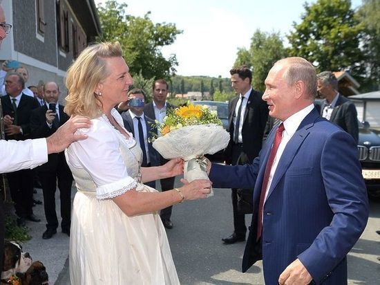 Путин на свадьбе Кнайсль