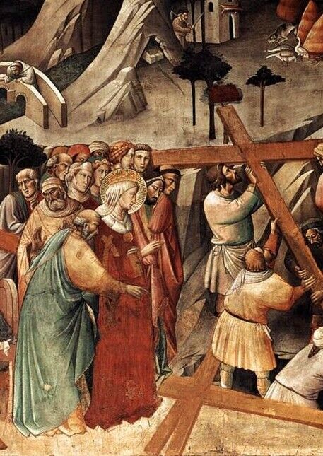 Віднайдення Животворящого Хреста Оленою в Єрусалимі. Аньоло Геді, 1380 рік