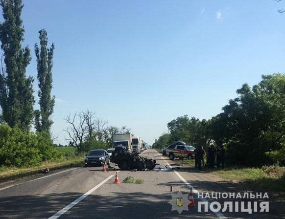 Авария произошла на трассе.