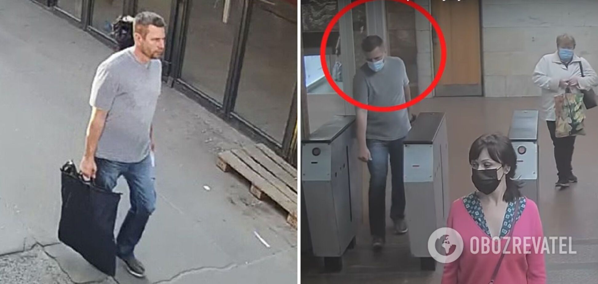 Фото підозрюваного в пограбуванні ювелірного магазину в Києві