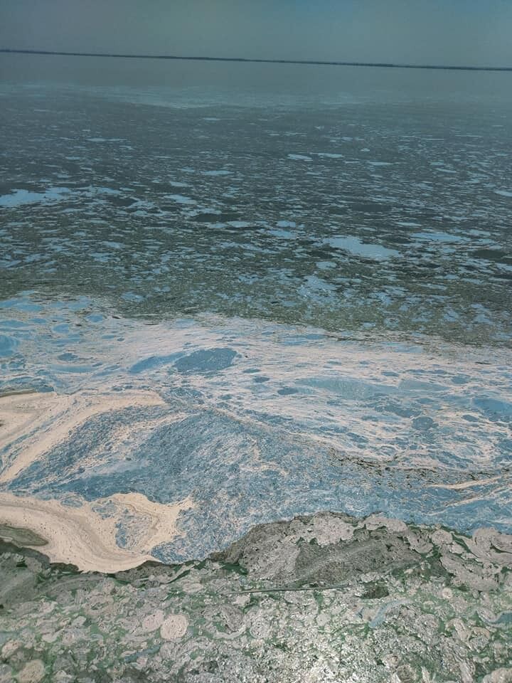 Вода в Каховському водосховищі