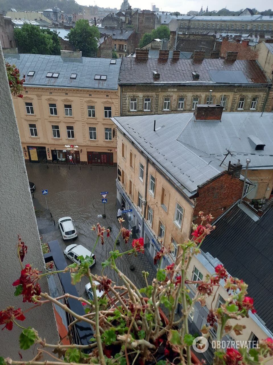 Наслідки потопу у Львові.